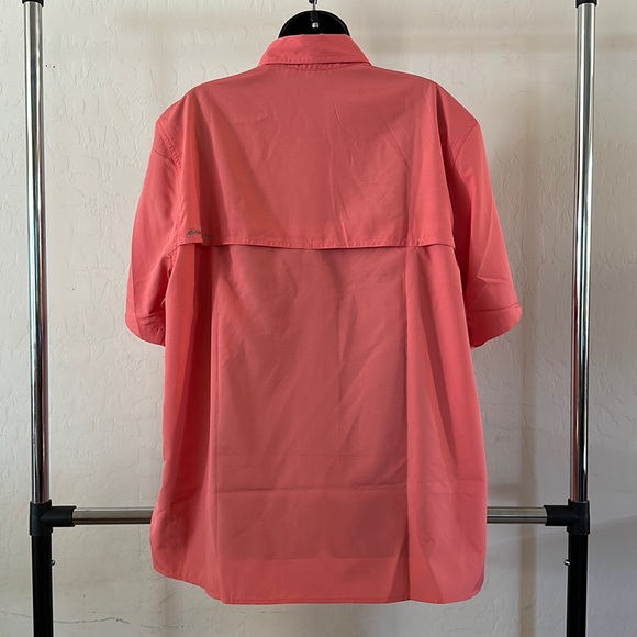 Eddie Bauer *NWT* Men's Moisture Wicking Woven Tech Short Sleeve Shirt - Picture 6 of 7